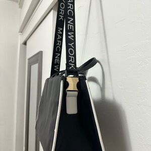 Marc New York Black and White medium shoulder bag purse